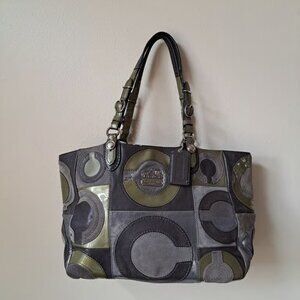 Coach Patchwork Signature Tote Shoulder Bag 15748